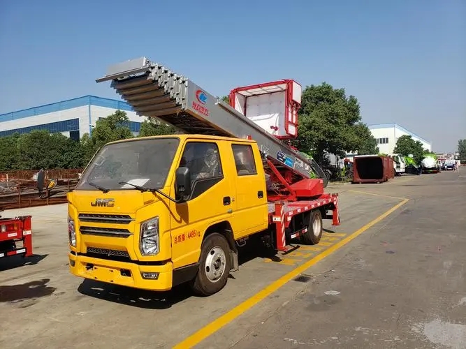 磐安县附近云梯车出租 砂石搬运