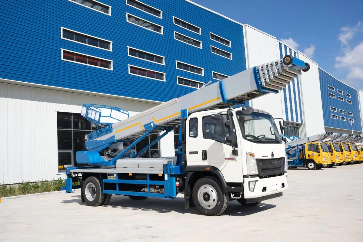 磐安县出租云梯车高空作业车 建筑垃圾搬运